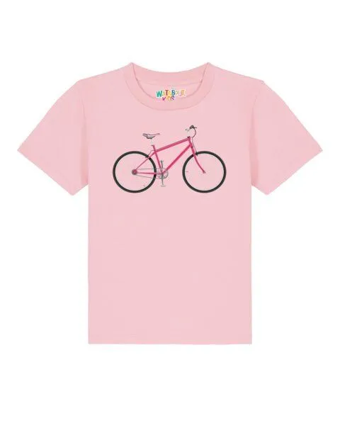 watabout.kids watabout.kids T-Shirt Kinder Pink Bike, Cotton pink, – Produktbild 1 von 2