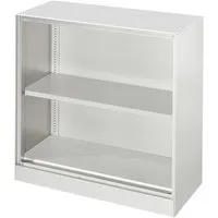 Regal "CONTACT", Höhe 91,5 cm  (BxT) 100 x 43,5 , silber – Produktbild 1 von 1
