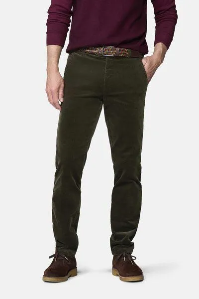 Meyer MEYER ACTIVE Cord Chino, Grün (dunkelgrün), – Produktbild 1 von 4