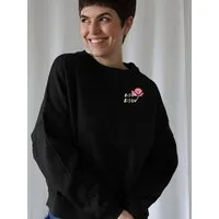Kultgut Kultgut Artdesign - Bioqualität - Supersoft Sweater / bisou bisou – Produktbild 1 von 1