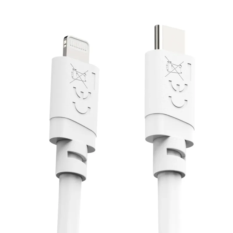 Hama Hama Ladekabel, USB-C - Lightning, für iPhone/iPad, MFi, 2 m, Weiß, – Produktbild 4 von 5