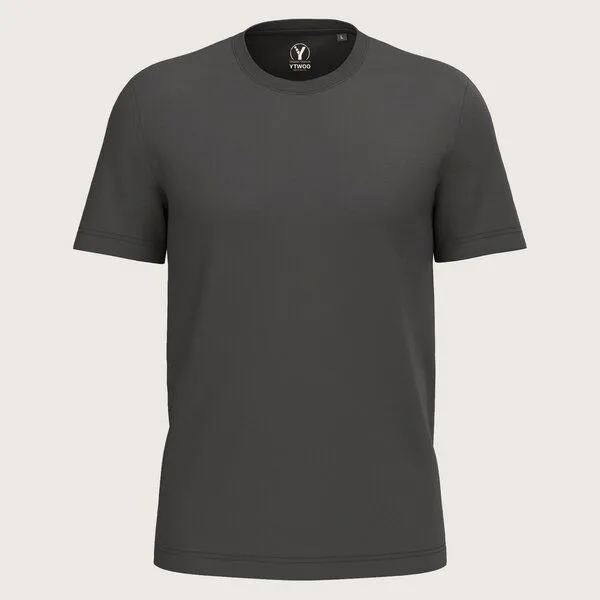 YTWOO YTWOO Regular Herren T-Shirt Light, Dark grey, – Produktbild 1 von 2