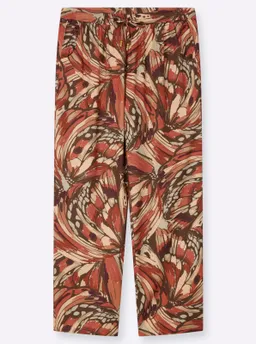 sheego Schlupfhose schoko-sand-bedruckt – Produktbild 1 von 1