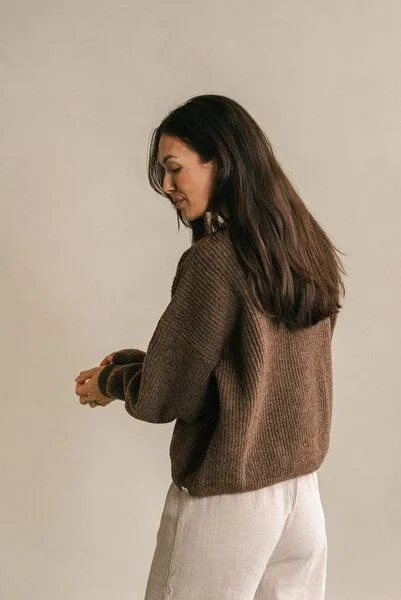 The View Yoga The View Yoga Anna Sweater Brown, Brown, – Produktbild 4 von 4