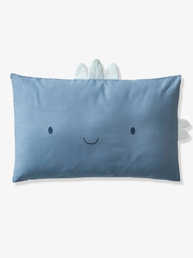 Vertbaudet Baby Kissenbezug KLEINER DINO, Blau, – Produktbild 1 von 2