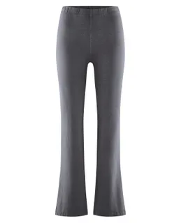 HempAge Hempage Damen vegan Hose Mit Ausgestelltem Bein Anthrazit – Produktbild 1 von 1
