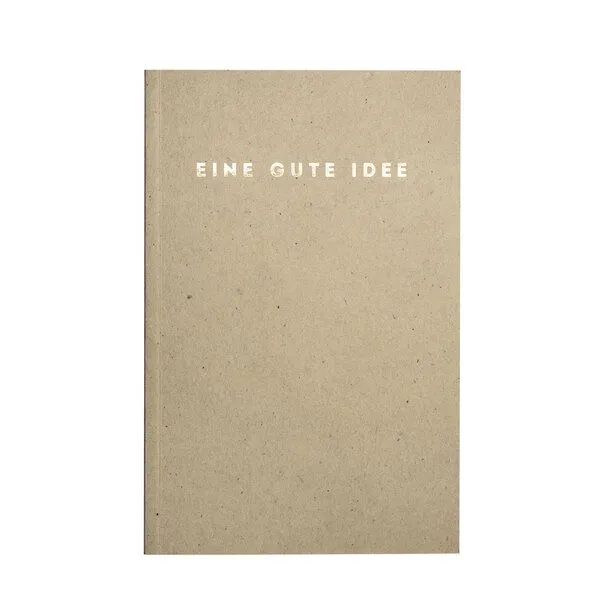 Ein guter Plan Ein guter Plan Eine gute Idee Mini – Das ökologische Notizbuch, Sand, – Produktbild 1 von 3
