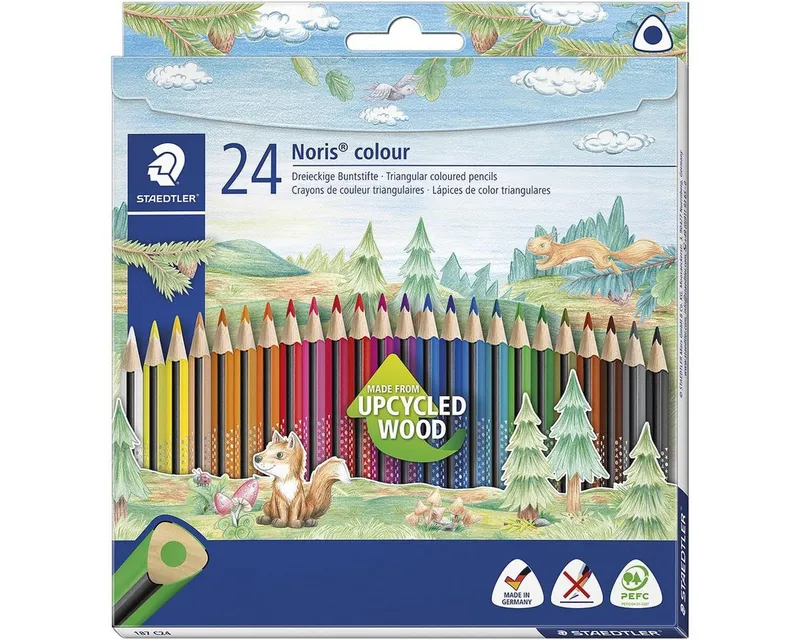 Staedtler Staedtler Buntstift Noris® Colour, (12-tlg), mit ergonomischer Softoberfläche, Bunt, – Produktbild 1 von 5