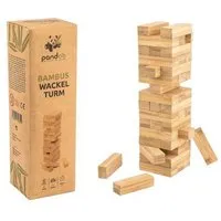 pandoo pandoo Wackelturm aus Bambus | Geschicklichkeitspiel & Gesellschaftsspiel – Produktbild 1 von 1