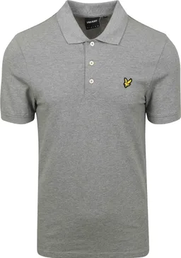 Lyle and Scott Lyle und Scott Polo Plain Grau - Größe XL – Produktbild 1 von 1