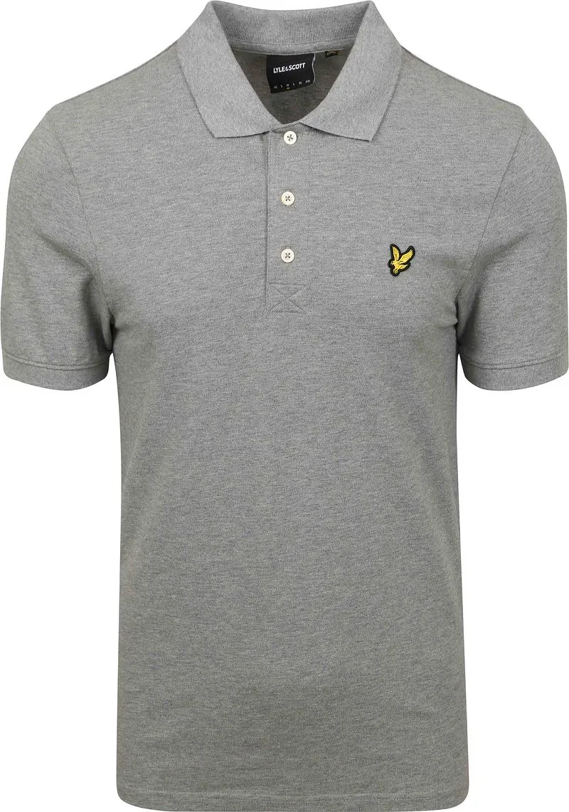 Lyle and Scott Lyle und Scott Polo Plain Grau - Größe XL, Grau, – Produktbild 1 von 5