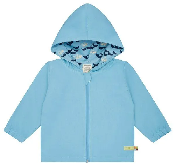 loud + proud loud + proud Babys & Kinder Outdoorjacke Uni mit Futter, GOTS-zertifiziert, Air(blau), – Produktbild 1 von 4