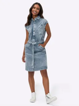 heine heine Etuikleid Jeans-Kleid Kurzarm – Produktbild 1 von 1