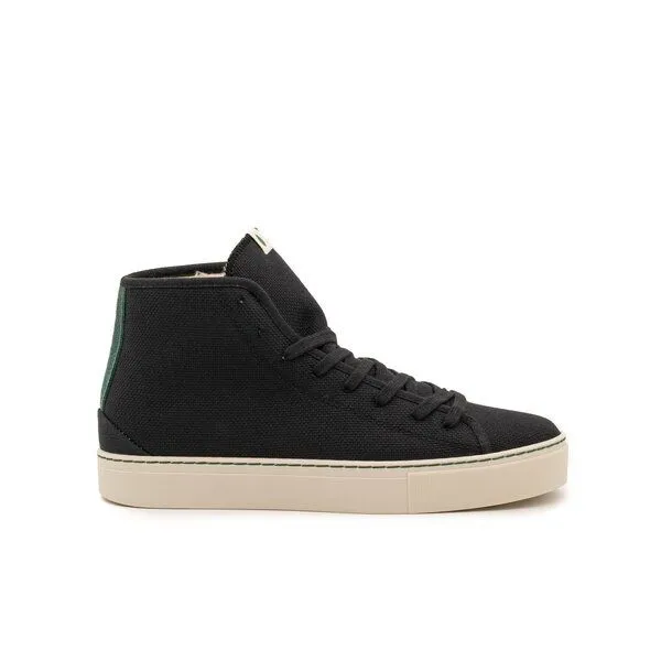 Vesica Piscis Footwear Vesica Piscis Footwear Plato Bootie of Recycled Cotton, Schwarz, – Produktbild 1 von 3