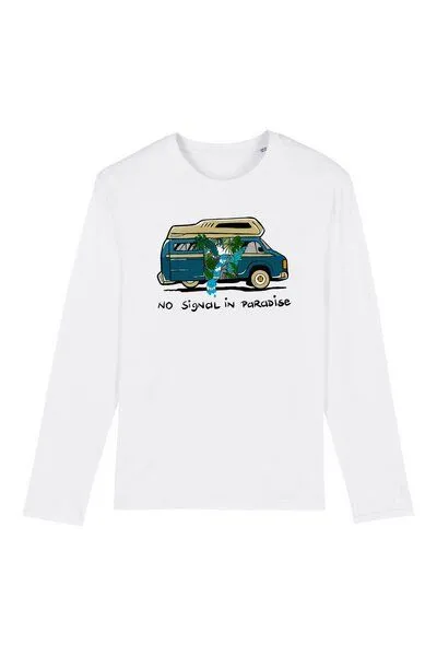 Zeachild Zeachild Vanlife - no signal in paradise Longsleeve Unisex – Produktbild 2 von 6
