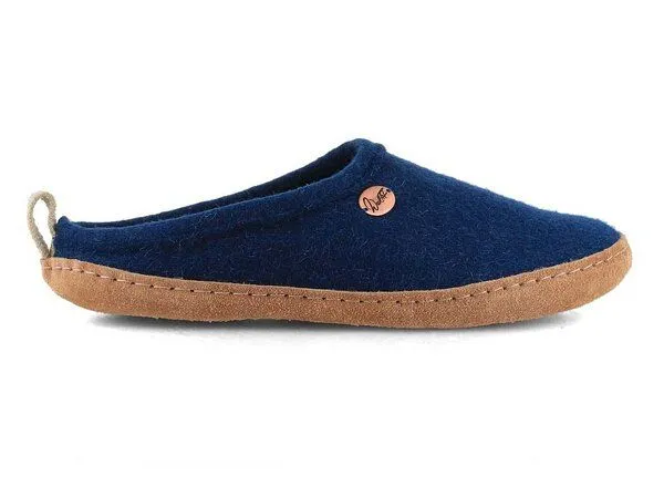 WoolFit WoolFit Tundra - Nachhaltige Hausschuhe für Damen und Herren, Blau, – Produktbild 3 von 4