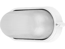REV REV LED-Oval-Feuchtraumleuchte "Lumi Globe" Aluminium, max. 60 W, weiß – Produktbild 1 von 1