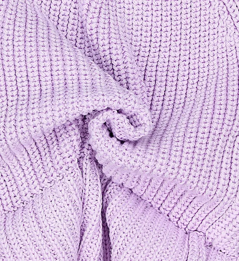 TupTam Strickmütze TupTam Kinder Winter Beanie- Strickmütze, Lila, – Produktbild 5 von 5