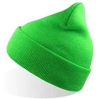 Atlantis Headwear Atlantis Headwear Atlantis Mütze mit Bund in 35 Farben erhältlich, Fluo grün, – Produktbild 1 von 1
