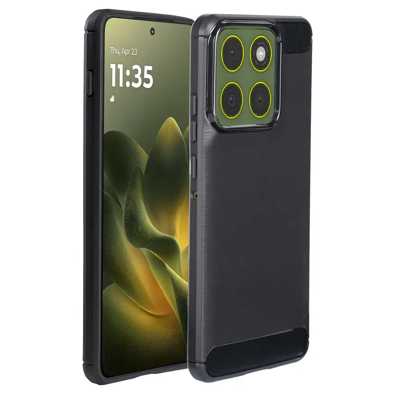 imoshion imoshion Brushed Back Cover für das Motorola Edge 70, Schwarz, – Produktbild 1 von 1
