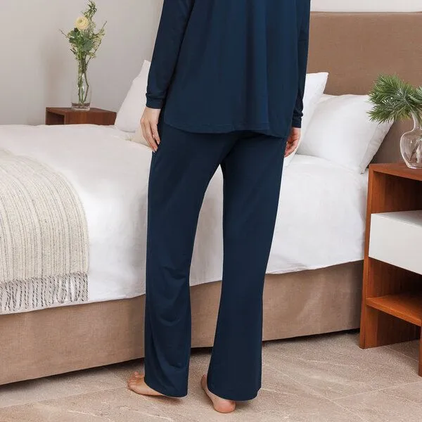 Dagsmejan Dagsmejan Damen Hose Balance, Midnight blue, – Produktbild 4 von 4