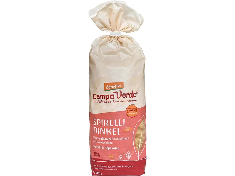 Campo Verde Campo Verde Bio-Spirelli aus Dinkel, 500 g – Produktbild 1 von 1