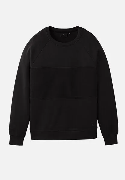 recolution Herren Sweatshirt aus Bio-Baumwolle - CHERVIL - recolution, Black (schwarz), – Produktbild 2 von 4