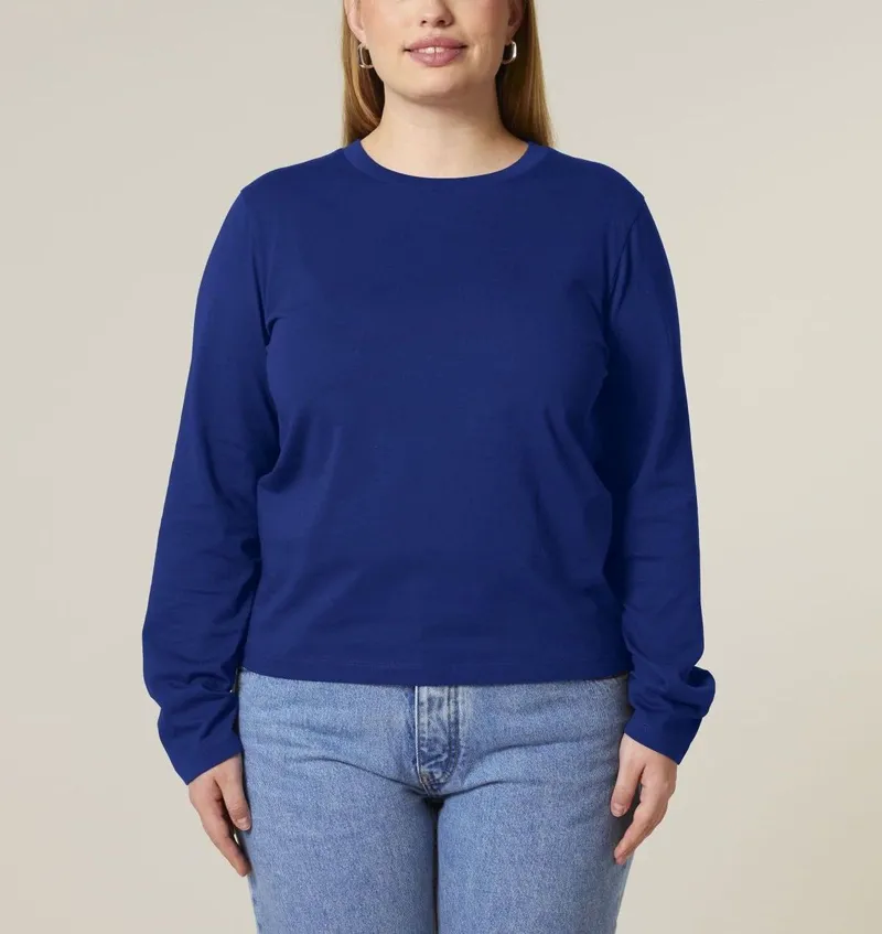 UNIPOLAR UNIPOLAR Basic Longsleeve Music, Worker blue, – Produktbild 1 von 1