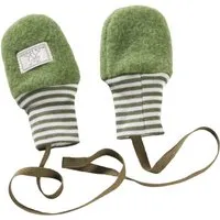 Pickapooh Pickapooh Baby und Kinder Fäustlinge Bio-Merinowolle Fleece moos Gr. 1 (bis 9 Monate), Grün, – Produktbild 1 von 1