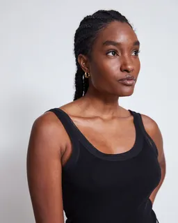 JAN N JUNE JAN 'N JUNE Damen vegan Top Mesh Lluvia Schwarz – Produktbild 1 von 1
