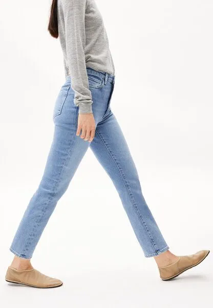 ARMEDANGELS ARMEDANGELS LEJAANI Damen Slim Jeans Bio-Baumwoll Mix X-Stretch, Blue, – Produktbild 4 von 8
