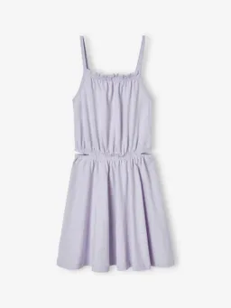 Vertbaudet Mädchen Trägerkleid mit Cut-out an den Seiten lavandel – Produktbild 1 von 1