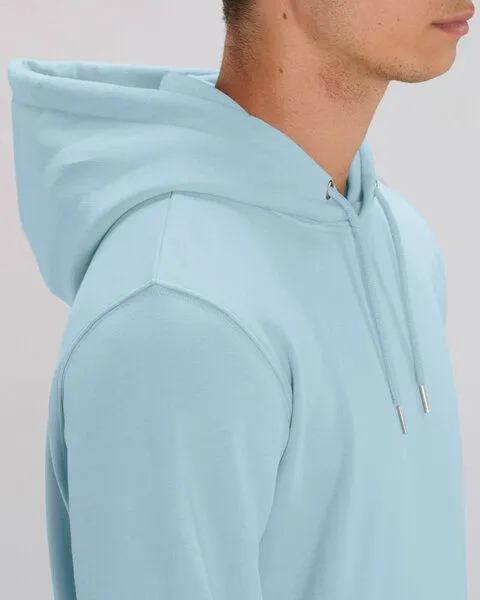 Human Family Human Family Bio Unisex Hoodie - "Charmer - Free Spirit" in verschiedenen Farben, Hellblau, – Produktbild 3 von 4