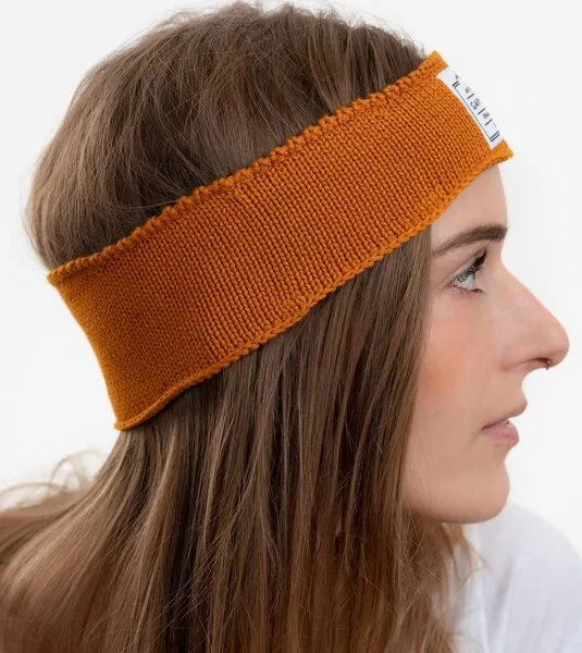 Gary Mash GARY MASH Stirnband Aspen aus Biobaumwolle, Cognac, – Produktbild 3 von 3