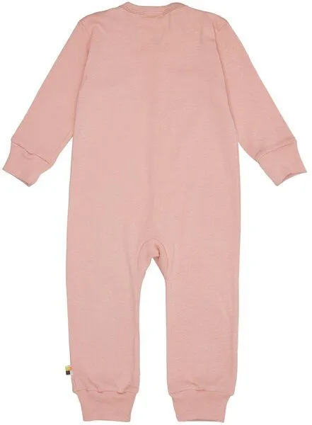 loud + proud loud + proud Baby Overall Pyjama aus Bio Baumwolle und GOTS zertifiziert, Powder/rosa, – Produktbild 1 von 4