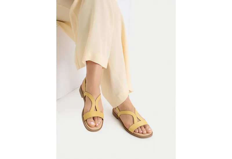 LASOCKI Damen-Sandalen Gelb Sandale, Gelb, – Produktbild 2 von 4