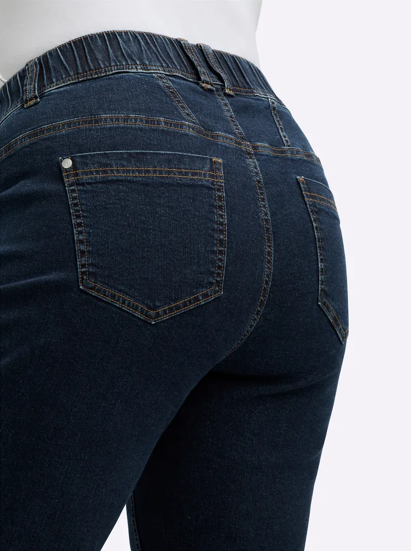 sheego Jeans, Dark blue, – Produktbild 2 von 2