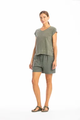 RAVENS VIEW IBIZA RAVENS VIEW IBIZA Damen vegan Oberteil Efeu Olivgrün – Produktbild 1 von 1