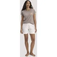 hessnatur hessnatur Pyjama Regular PURE FLOW aus TENCEL Modal, Mandelbraun, – Produktbild 1 von 1