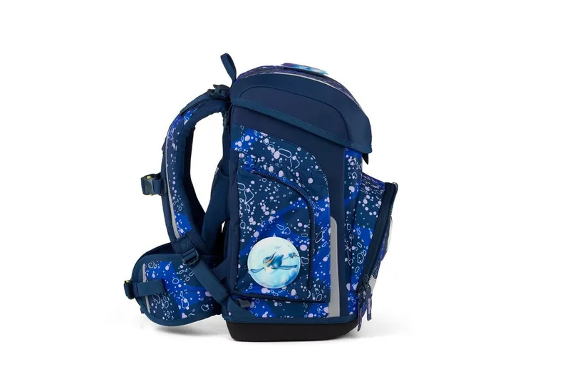 Ergobag Ergobag Schulranzen Schulranzen-Set CUBO OzeanBärwohner 5-teilig (5-teilig), ergonomisch, höhenverstellbar, Your-Size-System, ab 1. Klasse, Blau, – Produktbild 4 von 4
