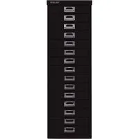 Bisley Schubladenschrank 15 Schübe, DIN A4 schwarz – Produktbild 1 von 1