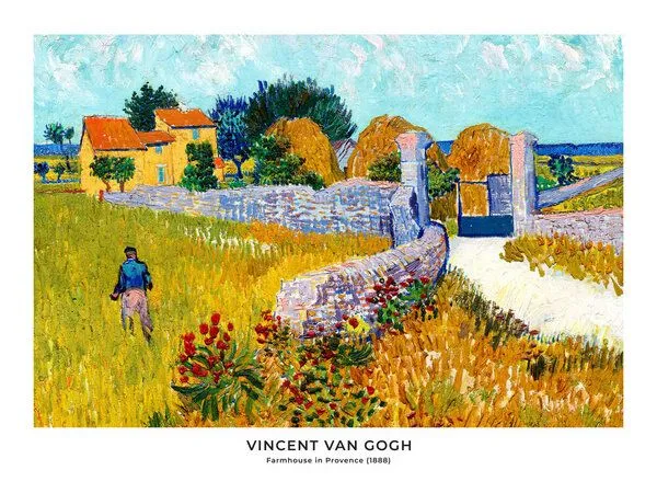 Photocircle Photocircle Poster / Leinwandbild - Vincent Van Gogh: Bauernhaus in der Provence – Produktbild 2 von 4