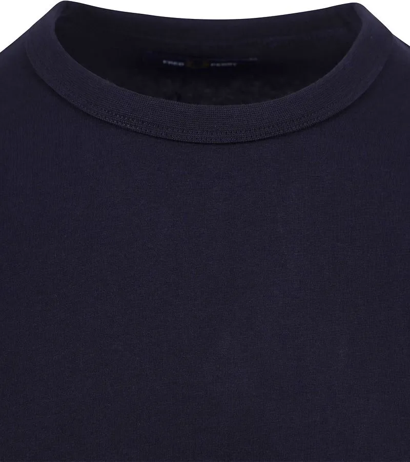Fred Perry Fred Perry Ringer T-Shirt Dunkelblau - Größe XXL, Blau, – Produktbild 3 von 4