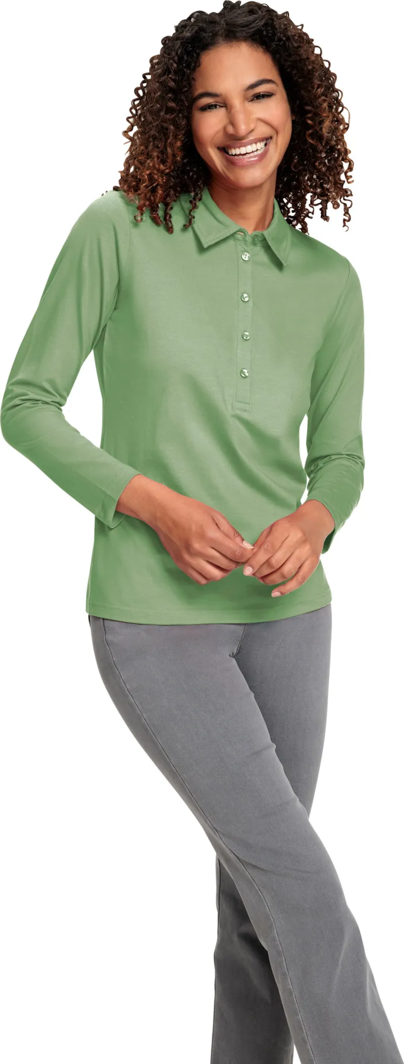 Witt Poloshirt eucalyptus, Eucalyptus, – Produktbild 2 von 2