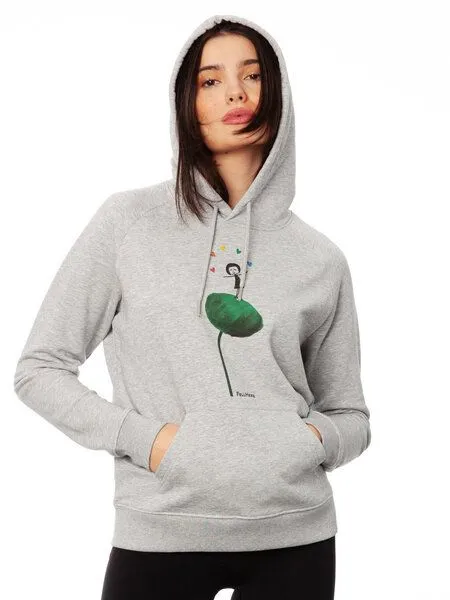 FellHerz FellHerz Damen Hoodie Rainbow Girl – Produktbild 3 von 5