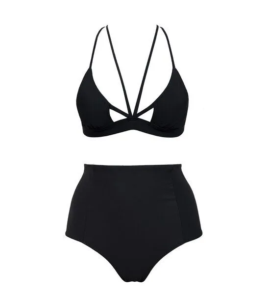 Anekdot Anekdot Bikini Set Nova Top + Nova High Slip, Schwarz, – Produktbild 1 von 2