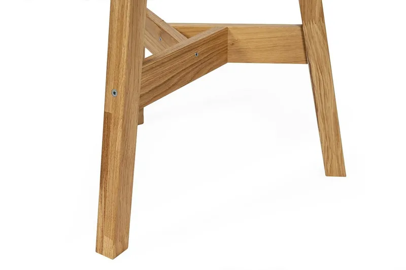 Home affaire Garderobenständer Clift, Kleiderständer, Dielenmöbel, (Made in Europe), im skandinavian Design, aus Eiche massiver Eiche, FSC®, Gelb, – Produktbild 4 von 5
