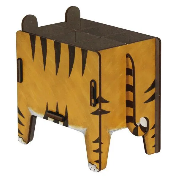 WERKBOX WERKBOX Stiftebox Vierbeiner, Tiger, – Produktbild 2 von 6