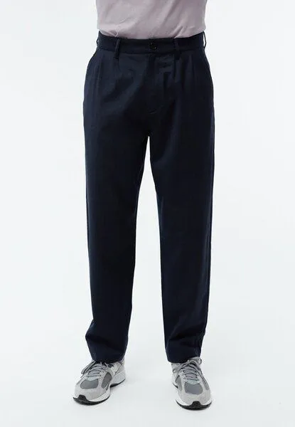 Givn Berlin Givn Berlin Hose GBLORENZ aus Wolle mit Bundfalten, Midnight blue, – Produktbild 2 von 4