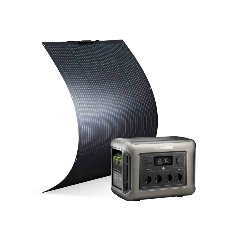 ALLPOWERS R1500 Lite Mit 200W Solarpanel | 1600W Solargenerator-Kit R1500 Lite + 2 x SF200 Flexibles Solarpanel – Produktbild 1 von 1